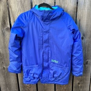 Girl's Burton Dry-Ride Jacket Purple Full-Zip XL Snowboard Ski Winter Lined Snow